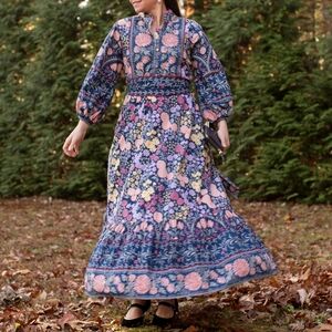 Sue Sartor x Riley Sheehy flounce dress Small